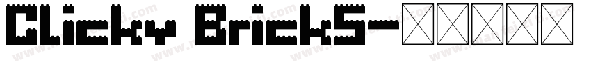 Clicky Bricks字体转换